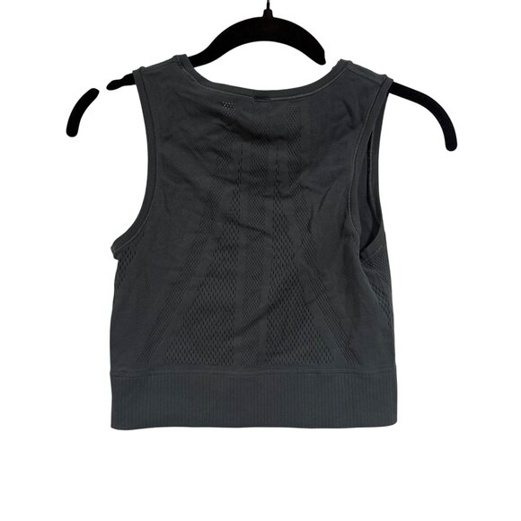 Athleta Mudra Sleeveless Crewneck Crop Perforated Tank Size XS - Picture 5 of 6